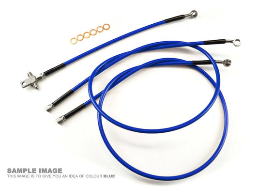 HOSE FRONT BRAKE KIT/3 BLUE +4 YFM660 R RAPTOR 2001-ON