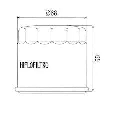 OIL FILTER HIFLO HF138 Black