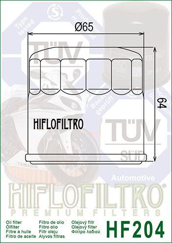 OIL FILTER HIFLO HF204RC RACE