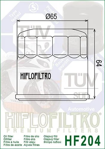 OIL FILTER HIFLO HF204C CHROME