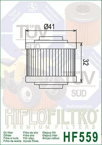 OIL FILTER HIFLO HF559