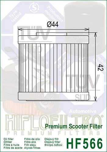 OIL FILTER HIFLO HF566