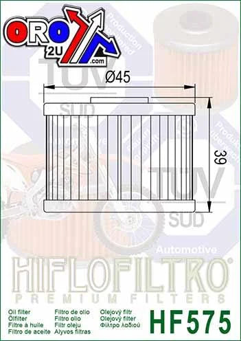 OIL FILTER HIFLO HF575