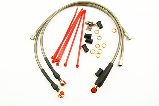 HOSE FRONT BRAKE KIT/3 SILVER YFM 350 WARRIOR 89-03 YFM 350R Y01-1-052/P