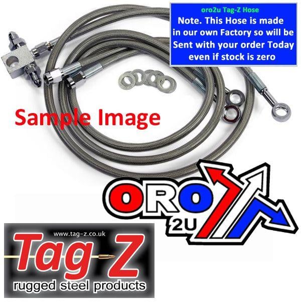 HOSE FRONT BRAKE KIT/3 SILVER YFM 350 WARRIOR 89-03 YFM 350R Y01-1-052/P