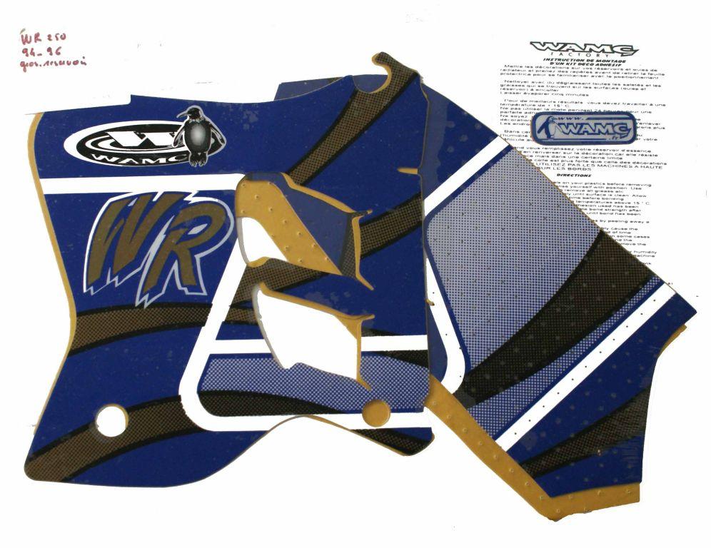 94-96 WR250 YAMAHA RAD AND, TANK, DECAL KIT