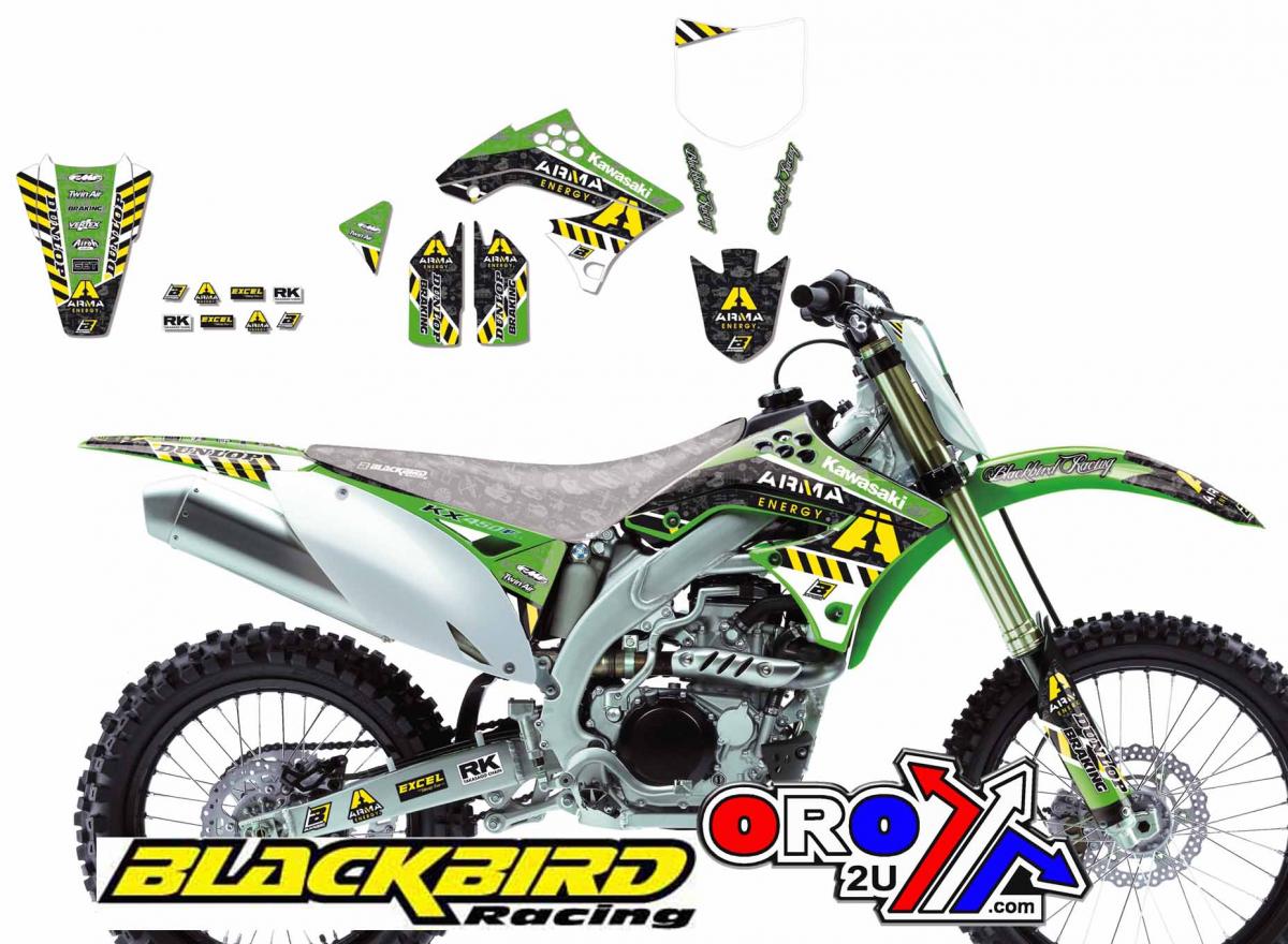 09-11 KXF450 ARMA ENERGY GRAPHICS, BLACKBIRD 2419F