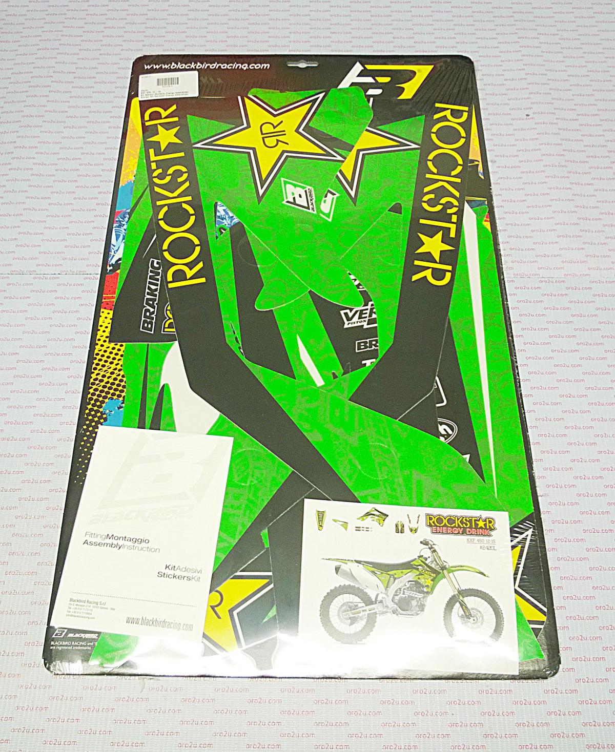 12-15 KXF450 ROCKSTAR ENERGY GRAPHICS, BLACKBIRD 2420L