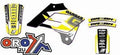 02-06 GASGAS DREAM-3 YELLOW, BLACKBIRD DECAL KIT 2903E/01
