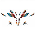 11-16 DUKE KTM ONERACE, BLACKBIRD 2544R GRAPHIC KIT