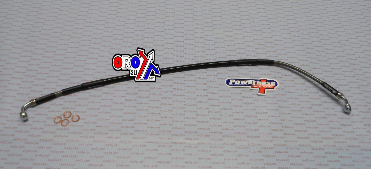 HOSE REAR BRAKE SILVER / BLK, VENHILL H01-2-022/P, 2009-2011 CR125 HUSQVARNA