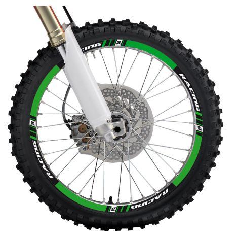 RIM STICKERS GREEN RACING, 5081/30 BLACKBIRD