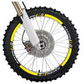 RIM STICKER YELLOW RACING, 5081/40 BLACKBIRD