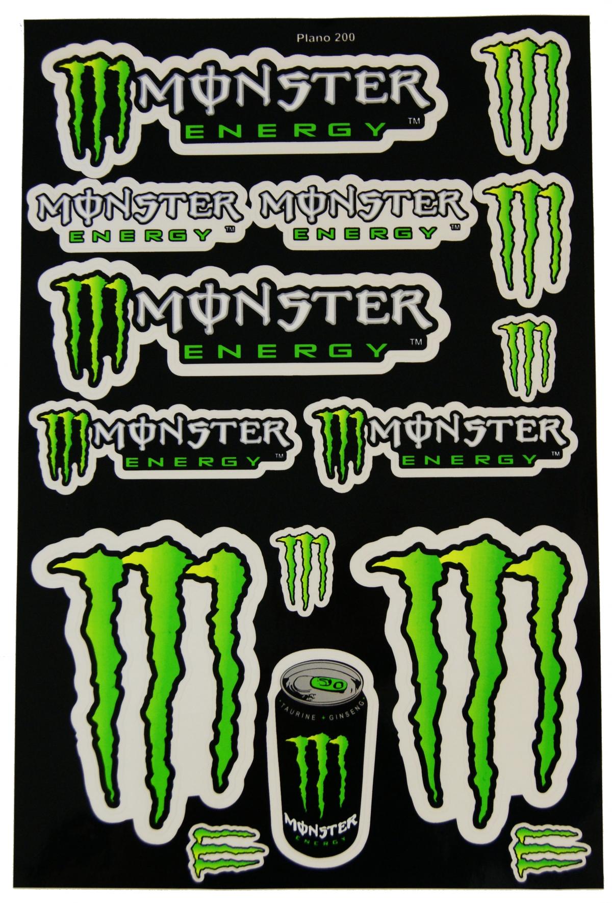 STICKER SHEET MONSTER 29x44cm 122010923