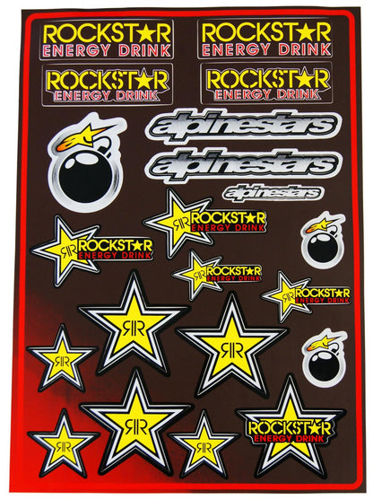 STICKER SHEET ROCKSTAR 30x45cm 122010929