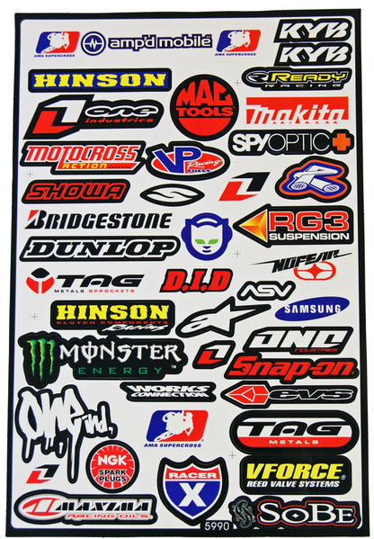 STICKER SHEET MIXED 29x44cm GPA072