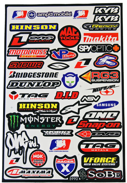 STICKER SHEET MIXED 29x44cm GPA072