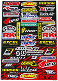 STICKER SHEET SPONSOR LOGO C, BLACKBIRD 5076C PRE-CUT