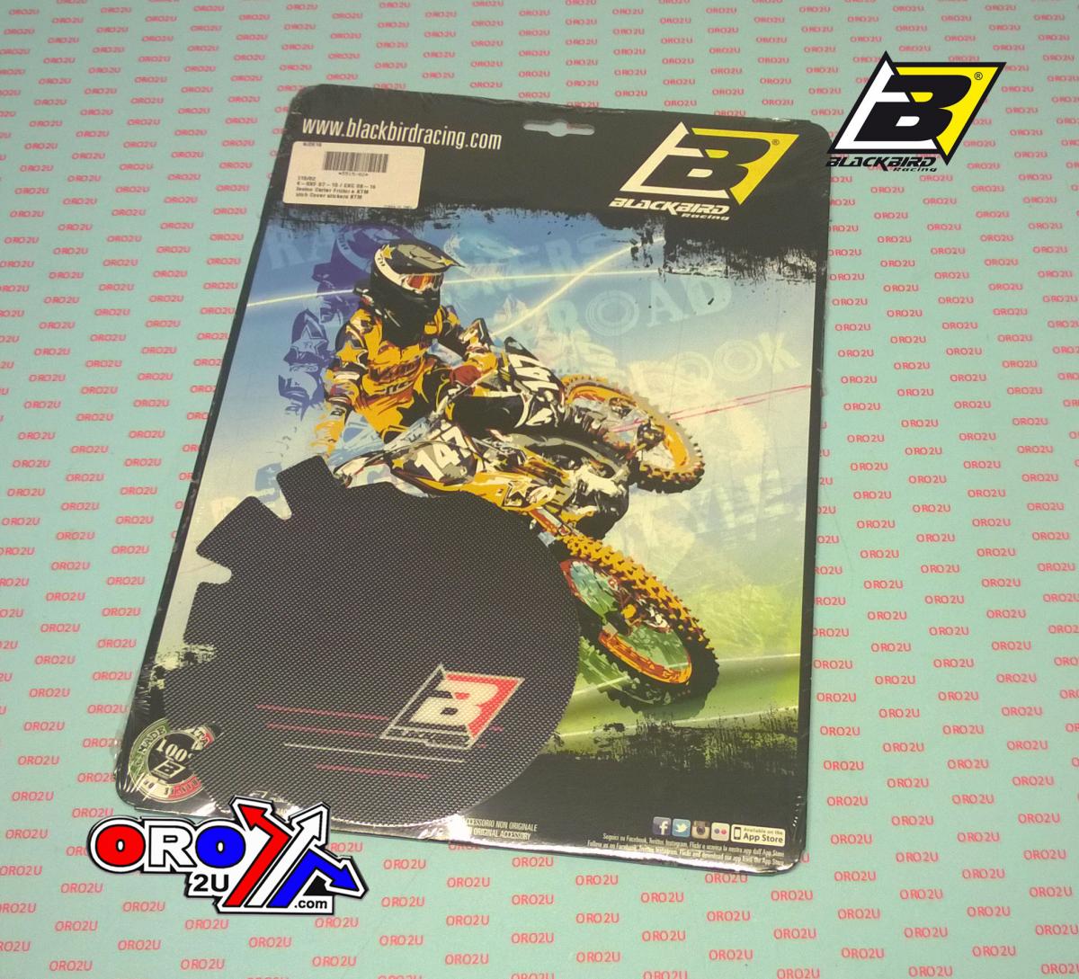 07-15 250 SXF 07-16 EXC KTM CLUTCH COVER PROTECTION STICKER, BLACKBIRD 5515/02