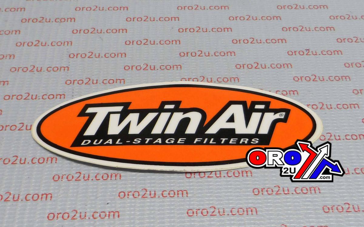 TWINAIR DECAL OVAL 10x4