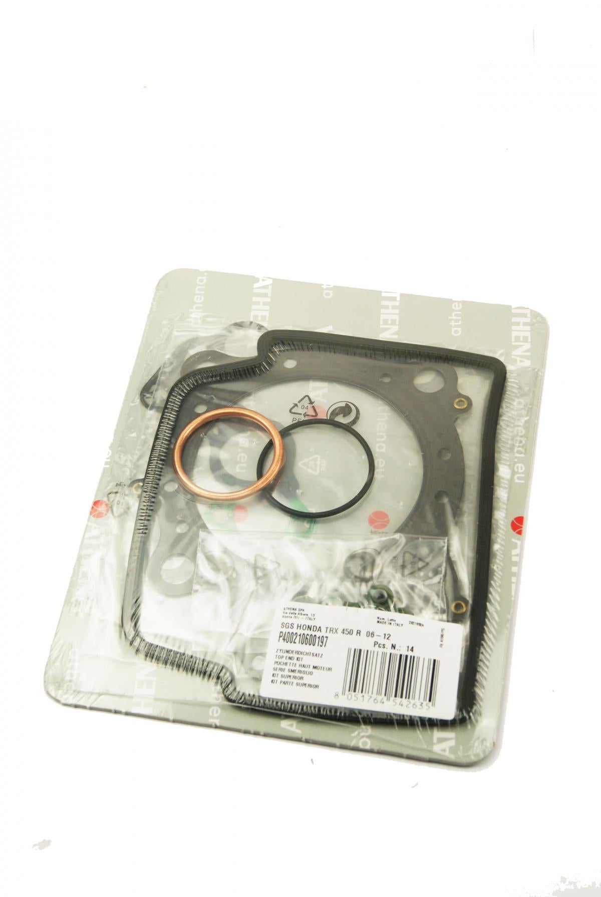 TOP END GASKET SET HONDA TRX 450 06-14, ATHENA P400210600197
