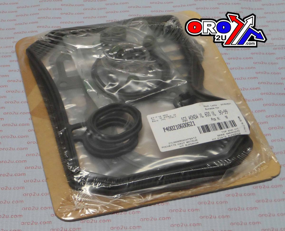 TOP END GASKET SET HONDA XL 600V 90-99, ATHENA P400210600621 TRANSALP