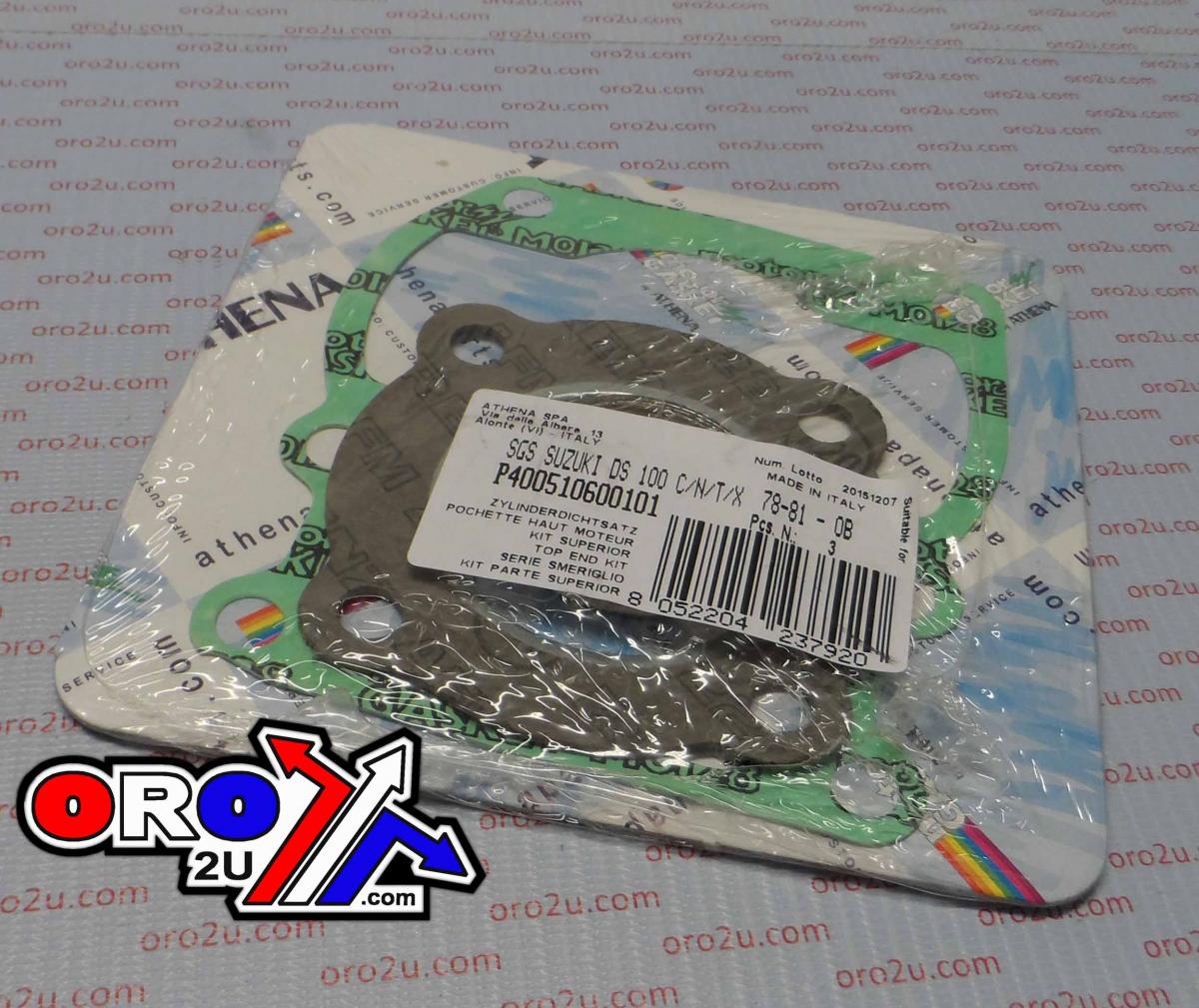 TOP END GASKET SET SUZUKI DS/TS 100 78-81, ATHENA P400510600101