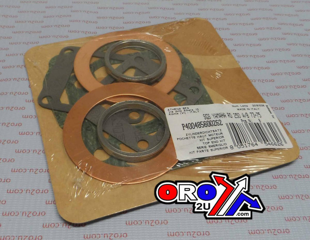 TOP END GASKET SET YAMAHA RD250 73-75, ATHENA P400485600262 YPVS