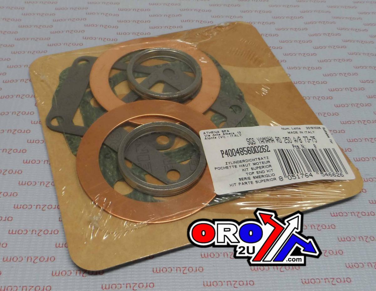 TOP END GASKET SET YAMAHA RD250 73-75, ATHENA P400485600262 YPVS