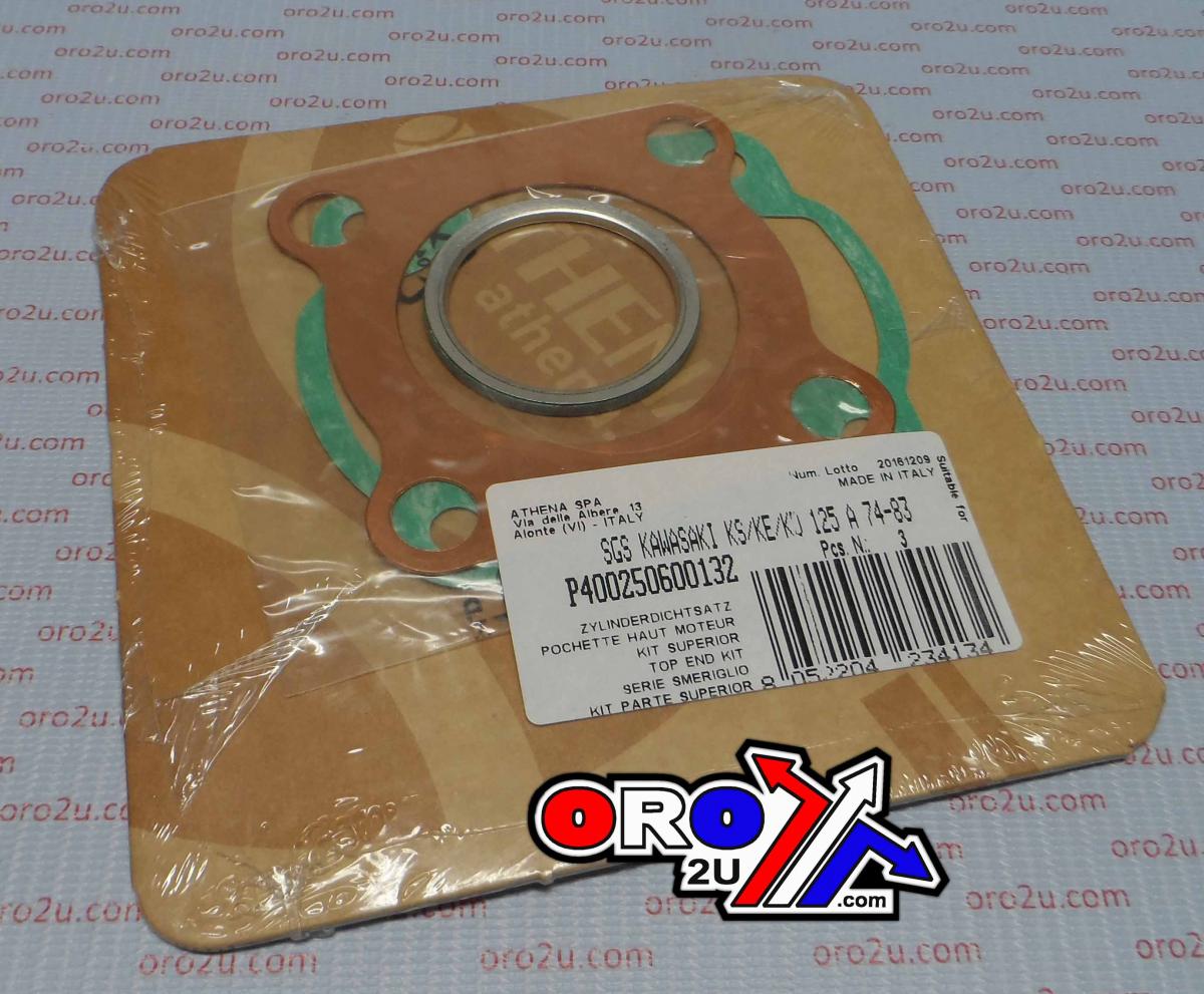 TOP END GASKET SET KAWASAKI KD/KE/KS 125 74-83, ATHEAN P400250600132