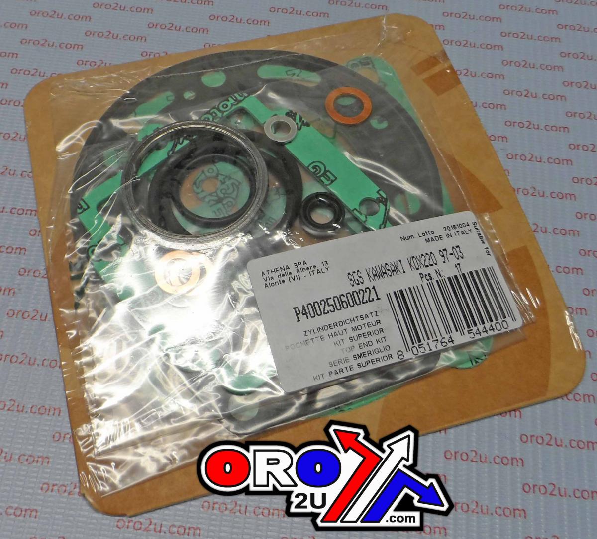 TOP END GASKET SET KAWASAKI KDX 220 97-03, ATHENA P400250600221