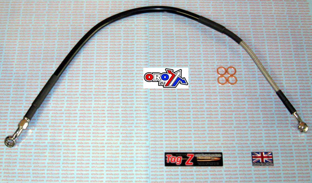 HOSE REAR BRAKE SILVER / BLK YZ125 YZ250 94-97 WRF400 98 Y01-2-006/P