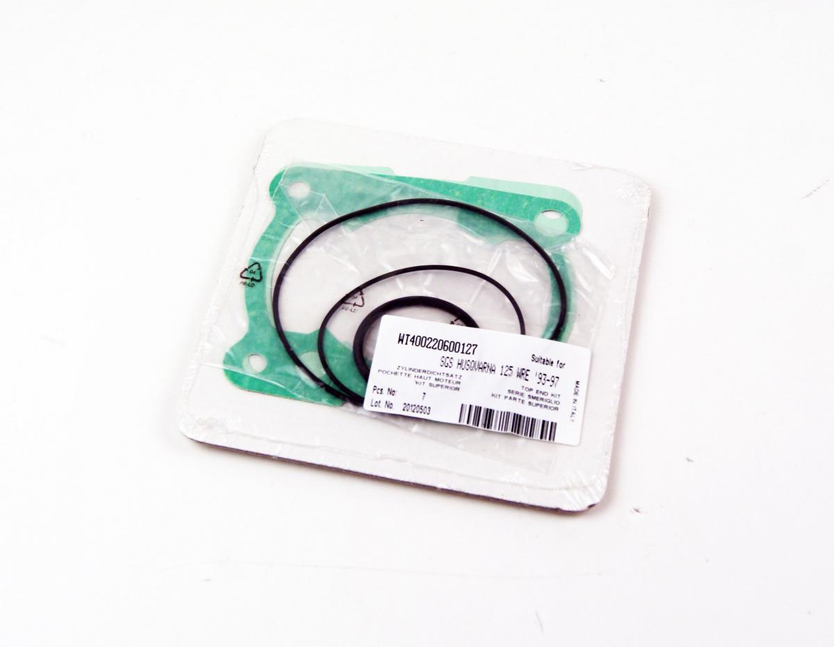 TOP END GASKET SET HUSQ CR/WRE/WR 125 95-96, ATHENA P400220600127 HUSQVARNA CAGIVA WRE 125