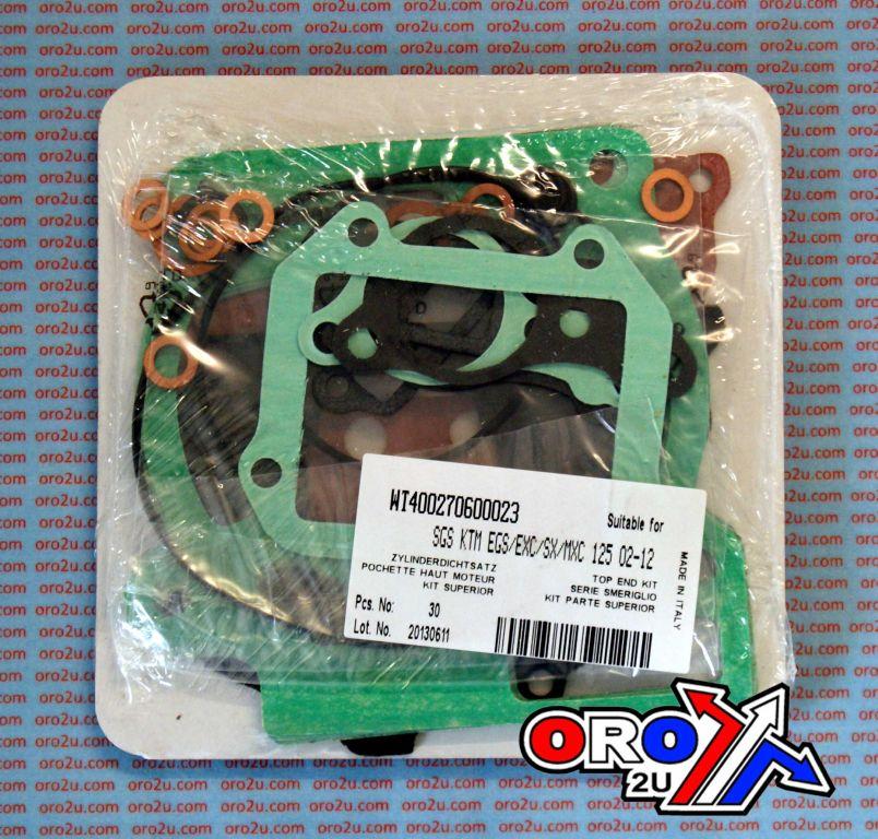 TOP END GASKET SET KTM EGS/EXC/MXC/SX 125 02-15, ATHENA P400270600023 HUSQVARNA TC 125 14-15