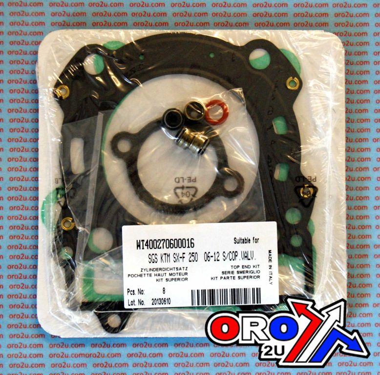 TOP END GASKET SET EXC-F/SX-F 250 06-13, ATHENA P400270600016 KTM XC-F/XCF-W