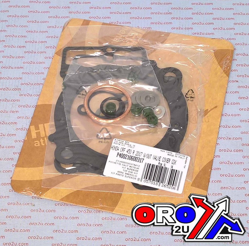 TOP END GASKET SET HONDA CRF 450R/RX 17-18, ATHENA P400210600317