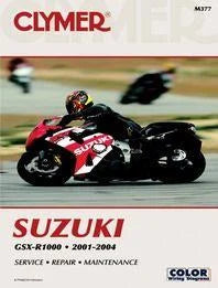 MANUAL Suzuki GSX-R1000 01-04, CLYMER M377 REPAIR Maintenance