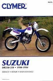 MANUAL DR250/350 90-95 CLYMER
