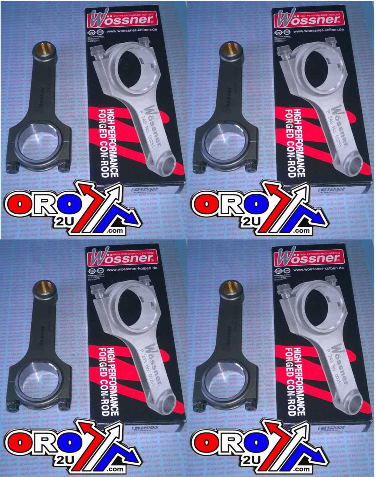 CONNECTING ROD SET 4 1300 HAYABUSA, WOSSNER KCRM002H SUZUKI ROAD