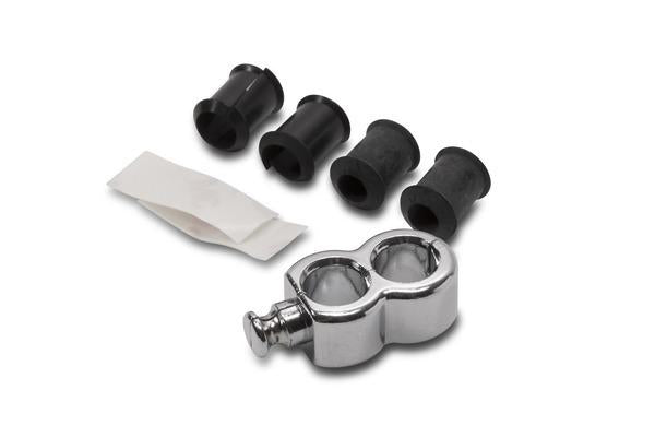 DUAL CABLE HOLDER CHROME MOTION PRO 11-0050