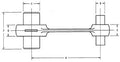 CONNECTING ROD TRX500 01-04, WOSSNER P4043 RUBICON ATV