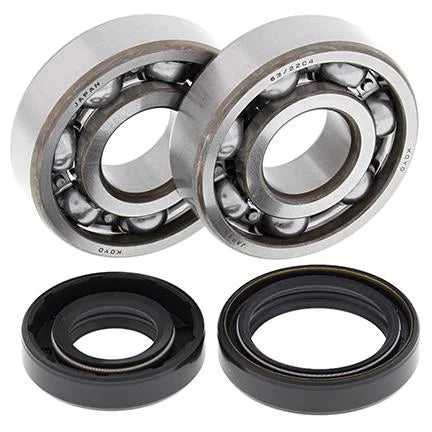 CRANKSHAFT BEARING & SEAL KIT, ALLBALLS 24-1008 KX125 88-05
