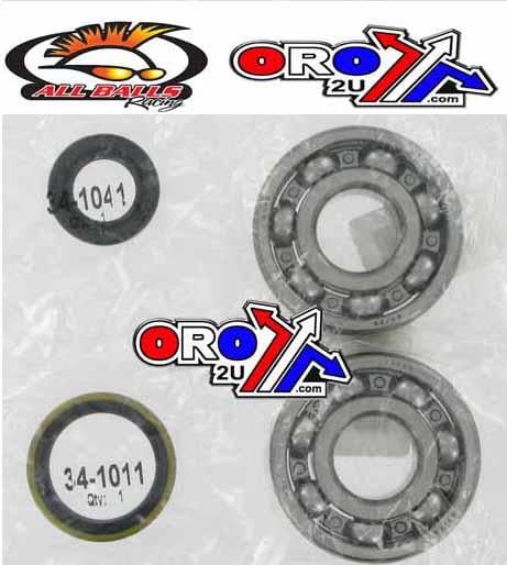 CRANKSHAFT BEARING & SEAL KIT, ALLBALLS 24-1016 RM125 89-08