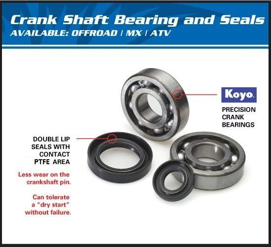 CRANKSHAFT BEARING & SEAL KIT, ALLBALLS 24-1077 POLARIS