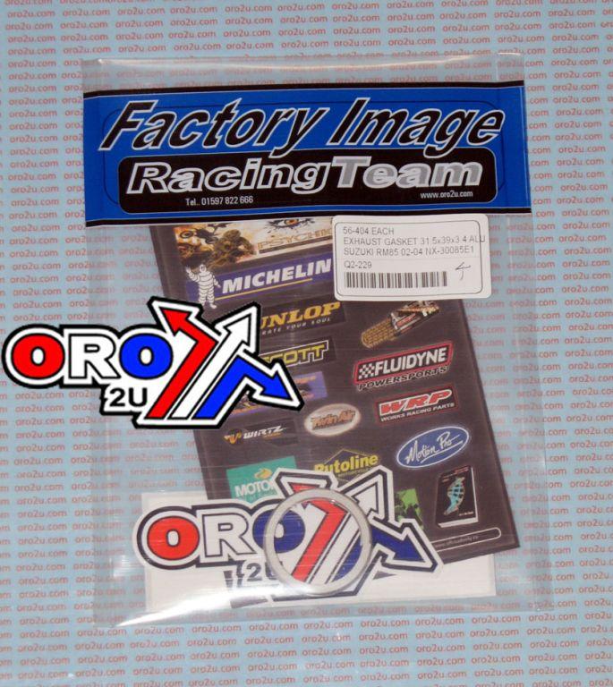 EXHAUST GASKET 35.3x42x2.6mm SUZUKI RM85 02-12 NX-30085E1 14181-40C00 MX-02210