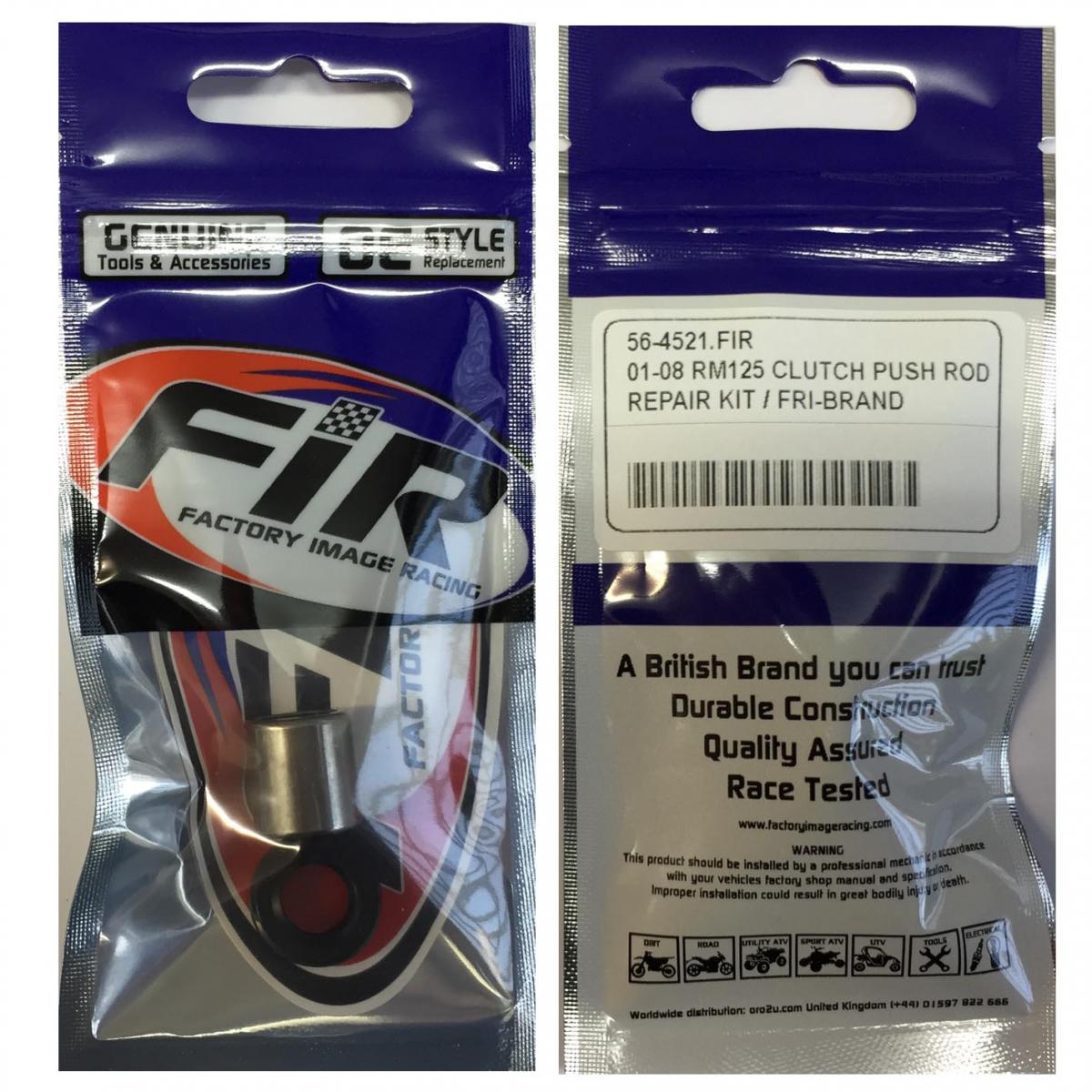 CLUTCH PUSH ROD KIT RM125 01>, REPAIR KIT / FRI-BRAND