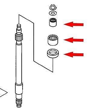 CLUTCH ROD PUSH KIT XT550/600, ROD REPAIR KIT /