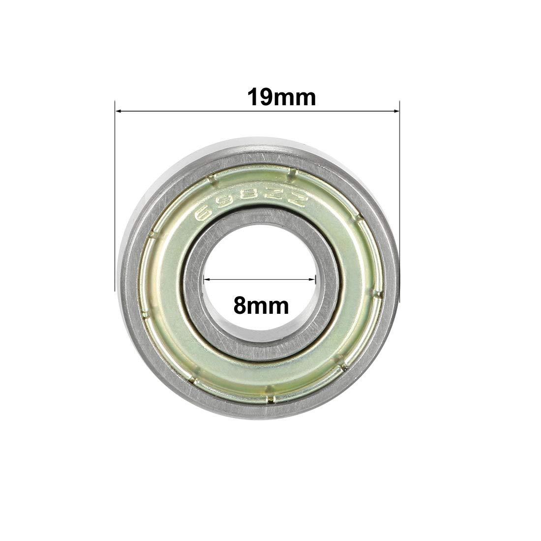 BEARING 698 2Z DUNLOP 8x19x6 STEEL SEALED EACH