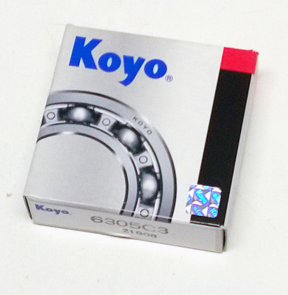 BEARING 6305 C3 KOYO 25x62x17 OPEN 23.6305C3 6305C3-KOYO MADE IN JAPAN EACH