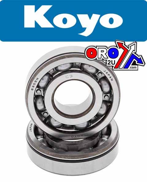 BEARING 6305 NR C3 KOYO 25x62x17 GROOVED WITH O-RING YFZ2350 BANSHEE ALLBALLS 24-1050 (PACK OF 2)